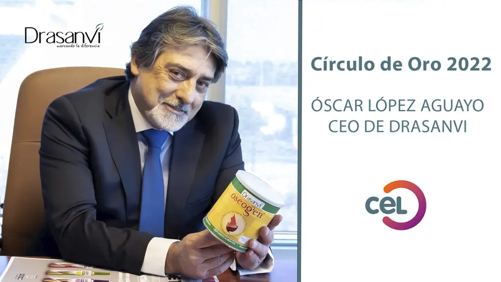 C&Iacute;RCULO DE ORO 2022 - &Oacute;SCAR L&Oacute;PEZ AGUAYO, CEO de DRASANVI.