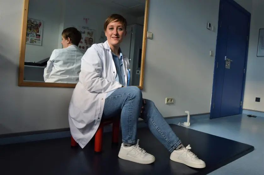 Cristina Olmo, especialista en Logopedia y Logofoniatr&iacute;a del Hospital San Juan de Dios de Le&oacute;n