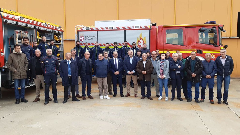 El parque de bomberos habilitado en Astorga cubrirá un área de cerca de 30.000 habitantes