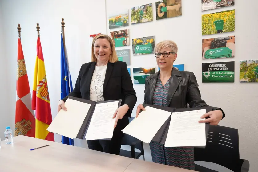 Firma de un acuerdo con la Asociaci&oacute;n de Esclerosis Lateral Amiotr&oacute;fica de Castilla y Le&oacute;n (ELACyL)