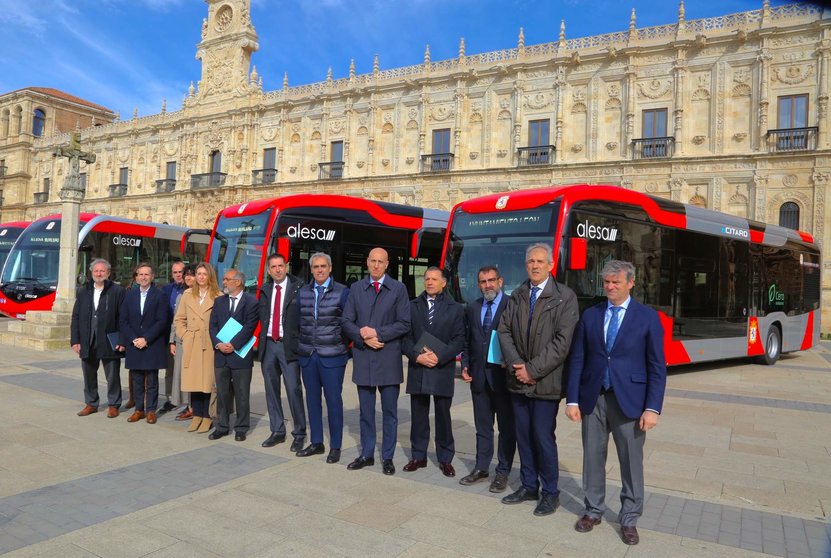 Nuevos autobuses eléctricos León