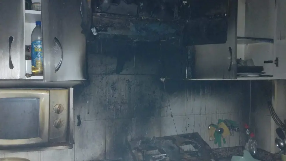 Incendio campana extractora Ponferrada