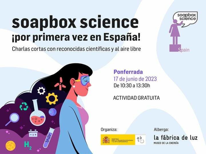 Soapbox Science organizado por CIUDEN