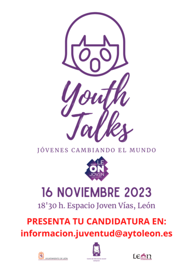 La Concejalía de Juventud Leónjoven organiza la tercera edición de las 'Leónjoven Youth Talks'