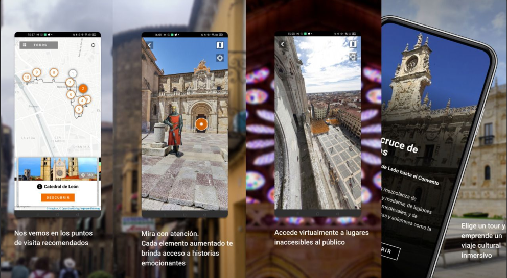 Descubre León con Augmented City y la red 5G+ de Orange