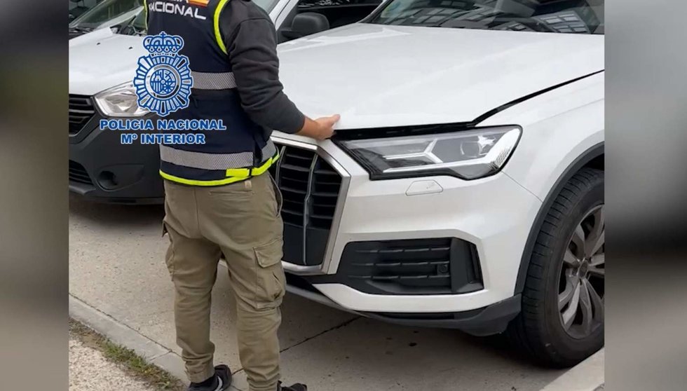 La Policía Nacional desarticula una organización criminal internacional especializada en el tráfico ilícito de vehículos