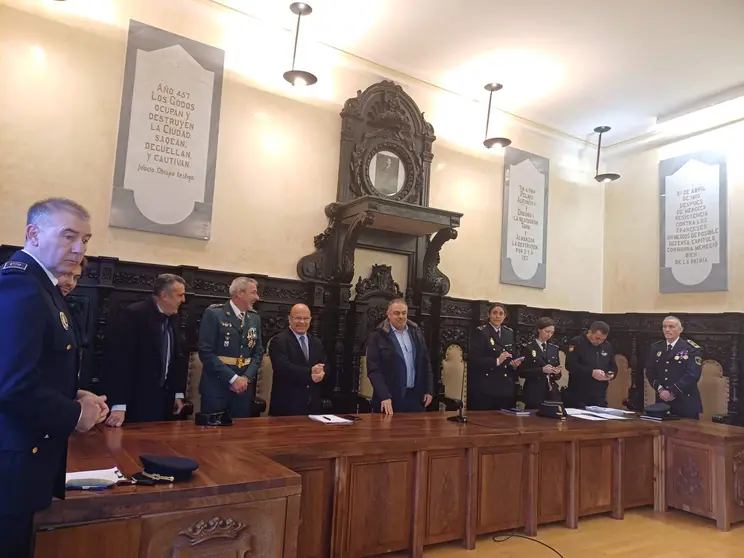 Junta Local de seguridad con motivo del partido de la Copa del Rey entre el Atl&eacute;tico Astorga y el Sevilla FC