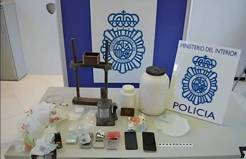POLIC&Iacute;A NACIONAL DETENIDO TR&Aacute;FICO DE DROGAS San Andr&eacute;s de Rabanedo - Le&oacute;n