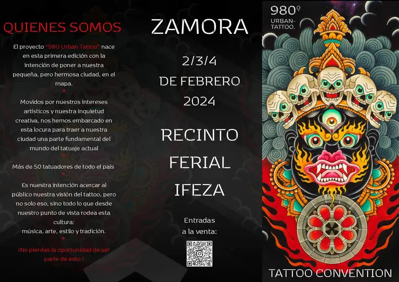 Zamora se entregar&aacute; por completo al "980&ordm; Urban Tattoo", un evento que fusionar&aacute; la esencia del tatuaje, la m&uacute;sica y el arte en un mismo escenario.