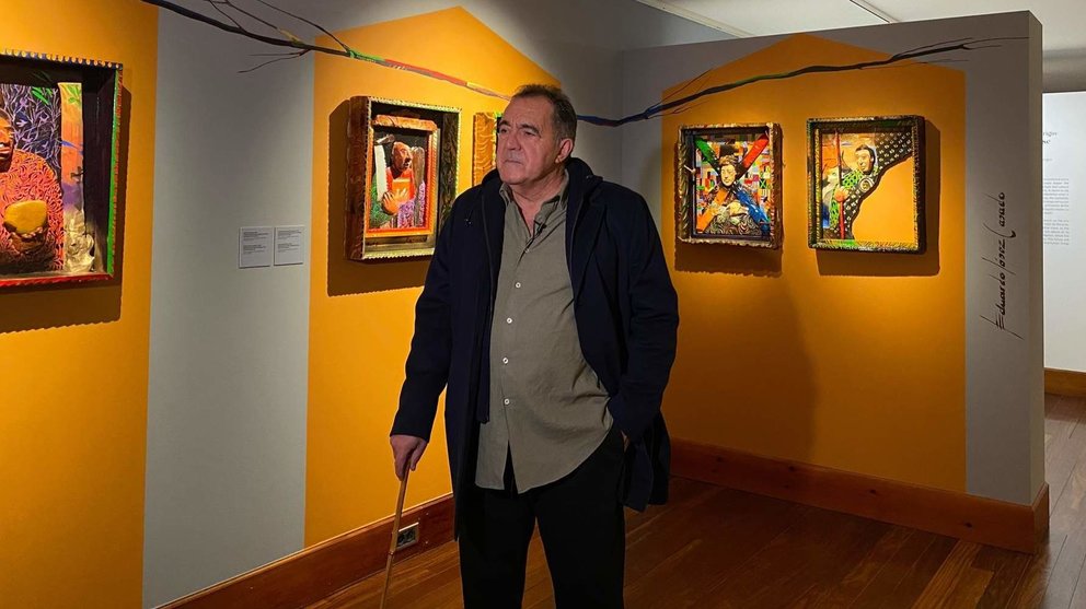 Eduardo López Casado en la exposición