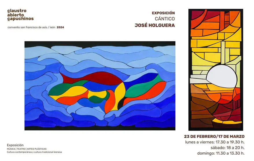 Claustro Abierto Capuchinos de Le&oacute;n Revive las Artes Pl&aacute;sticas con la Exposici&oacute;n "C&Aacute;NTICO" de Jos&eacute; Holguera