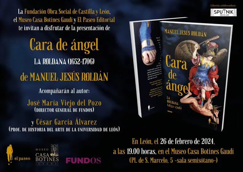 Manuel Jes&uacute;s Rold&aacute;n Revela la Fascinante Vida de 'La Roldana' en su Nuevo Libro 'Cara de &Aacute;ngel' en Casa Botines