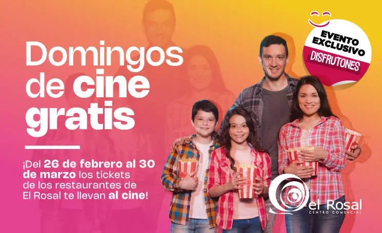 En marzo, el Centro Comercial El Rosal de Ponferrada presenta los 'Domingos de Cine Gratis en El Rosal'