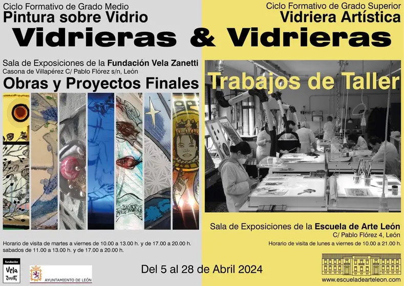 Cartel Exposici&oacute;n Vela Zanetti y Escuela de Arte