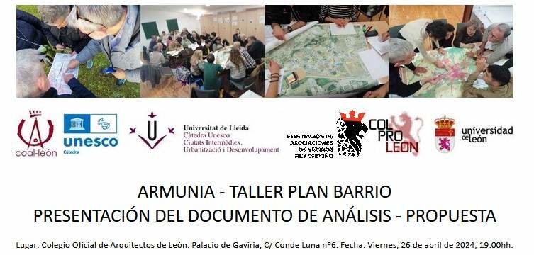 Resultados del Taller Plan Barrio en Armunia, León 