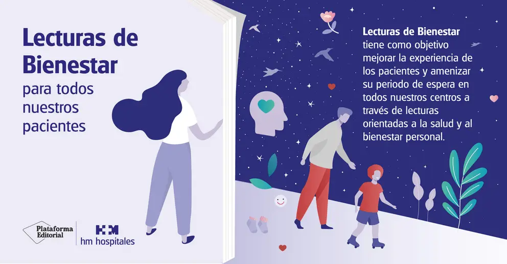 HM Hospitales presenta "Lecturas de Bienestar", una iniciativa cultural para mejorar la estancia de los pacientes
