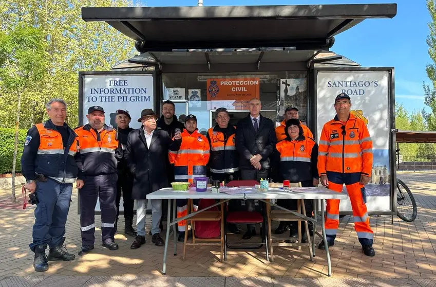 Abierto el Punto de Informaci&oacute;n del Camino de Santiago de Puente Castro que atendi&oacute; el a&ntilde;o pasado a 13.283 peregrinos