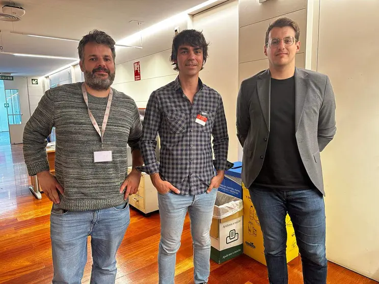 jorge pueyo CHA, nacho moran ALANTRE, y Toni Trobat MES PER MALLORCA