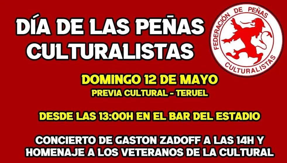 La Cultural celebra el &lsquo;D&iacute;a de las Pe&ntilde;as&rsquo; con entradas a 5&euro; para el #CulturalTeruel