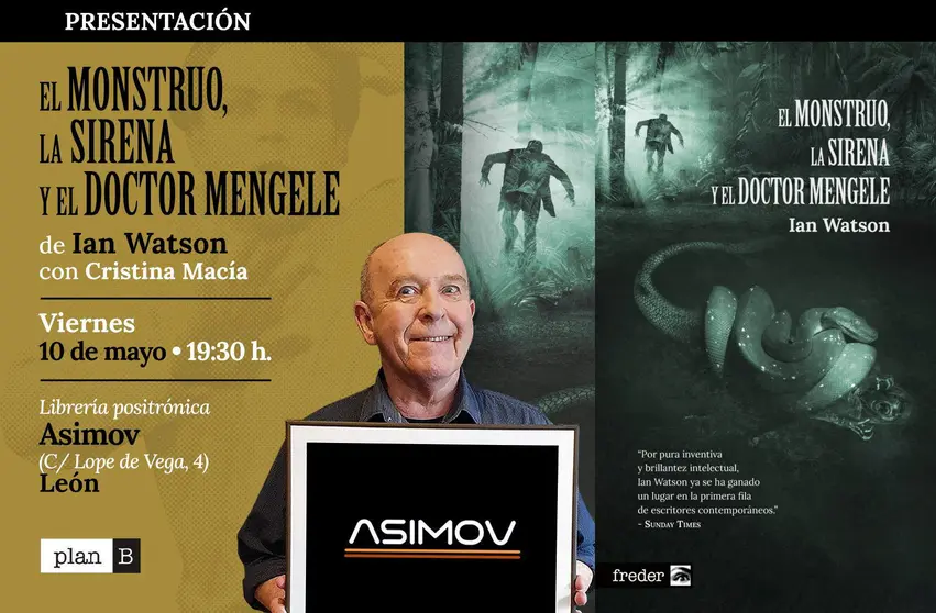 El monstruo, la sirena y el doctor Mengele en la librer&iacute;a Asimov de Le&oacute;n