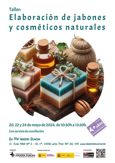 Taller de Elaboraci&oacute;n de Jabones y Cosm&eacute;ticos Naturales en Isadora Duncan