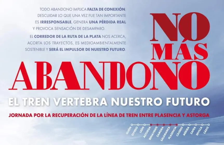 Concentraci&oacute;n en Zamora a favor del tren Ruta de la Plata.