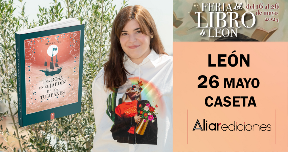 Chac&oacute;n estar&aacute; firmando ejemplares de 12:00 a 14:00 en la caseta de Aliar Ediciones de la Feria del Libro de Le&oacute;n