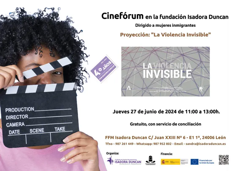 Cinef&oacute;rum en Isadora Duncan Le&oacute;n