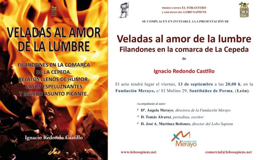 Presentaci&oacute;n del libro "Veladas al amor de la lumbre" en la Fundaci&oacute;n Merayo