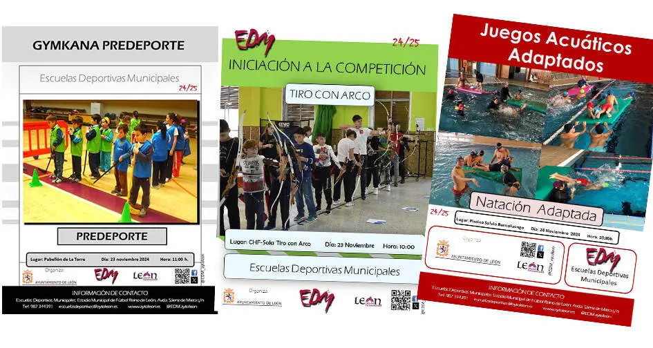 Escuelas deportivas municipales Le&oacute;n