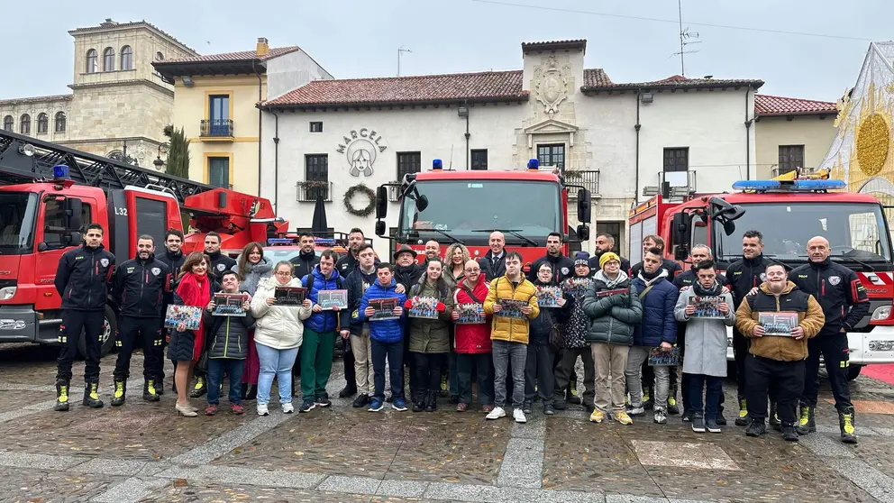 Calendario Bomberos Le&oacute;n Amidown