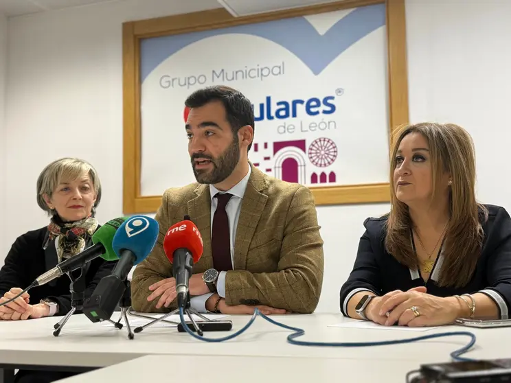 El portavoz del Grupo Municipal del Partido Popular en el Ayuntamiento de Le&oacute;n, David Fern&aacute;ndez.