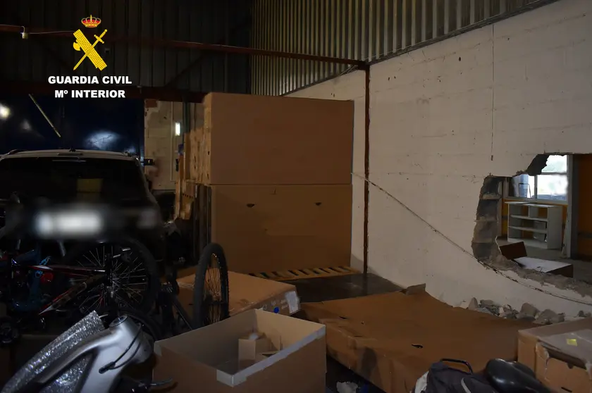 Inspecci&oacute;n ocular Guardia Civil robo bicicletas en Le&oacute;n