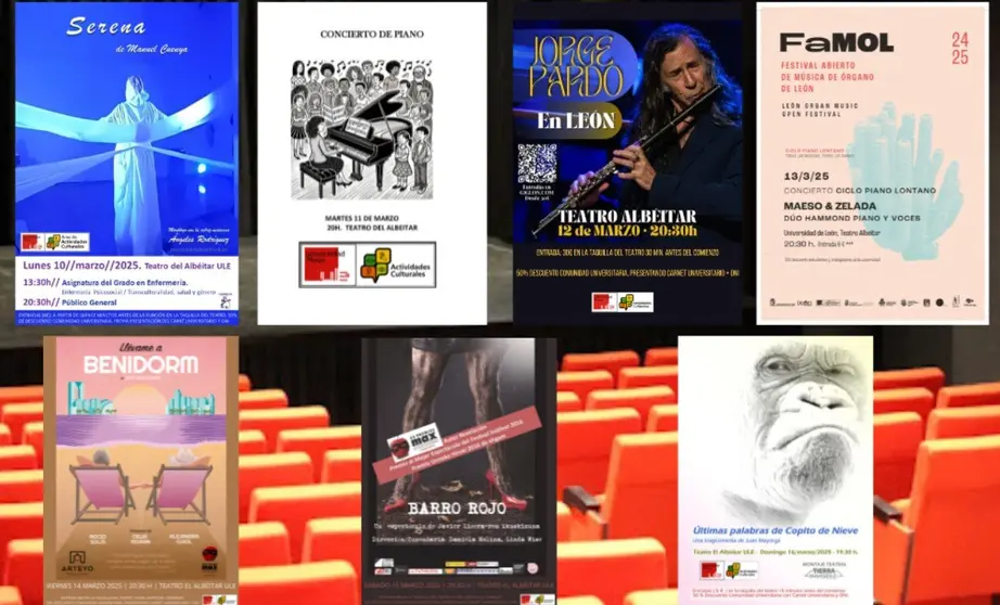Agenda Cultural de la Universidad de Le&oacute;n para esta semana