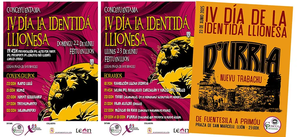 Cartel Dia identida llionesa