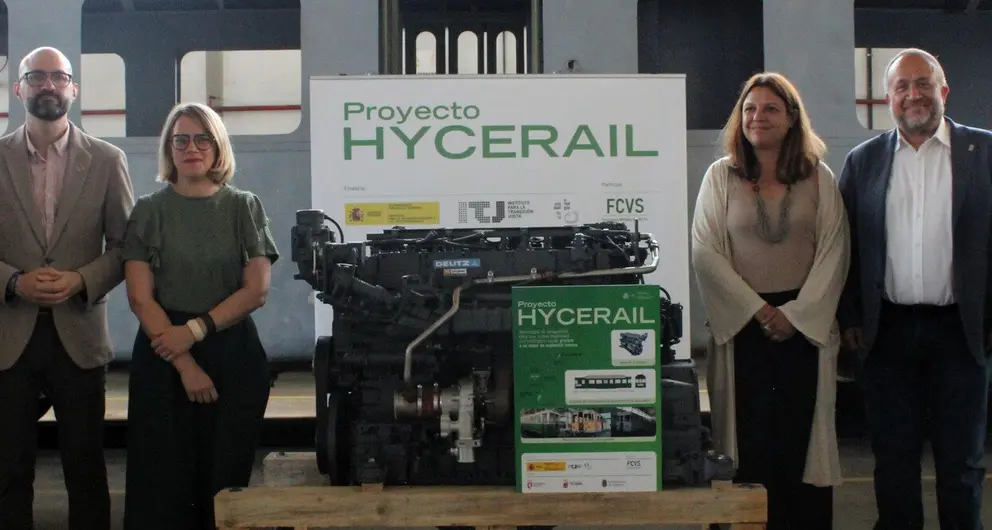 Hycerail: Le&oacute;n impulsa el primer motor ferroviario de hidr&oacute;geno verde con apoyo estatal