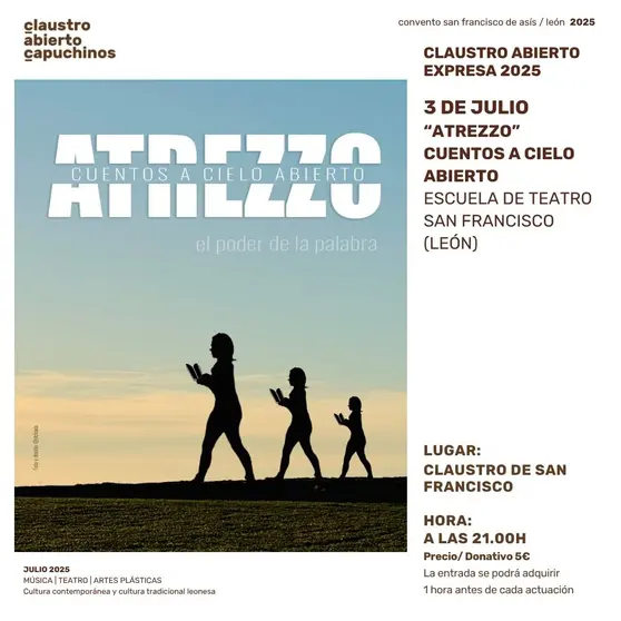 CUENTOS A CIELO ABIERTO - 3 JULIO