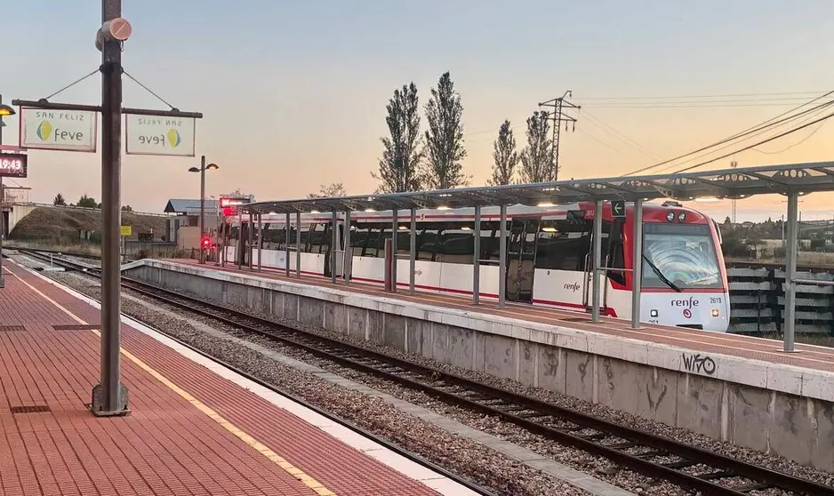 Estaci&oacute;n de San Feliz de Tor&iacute;o Le&oacute;n FEVE