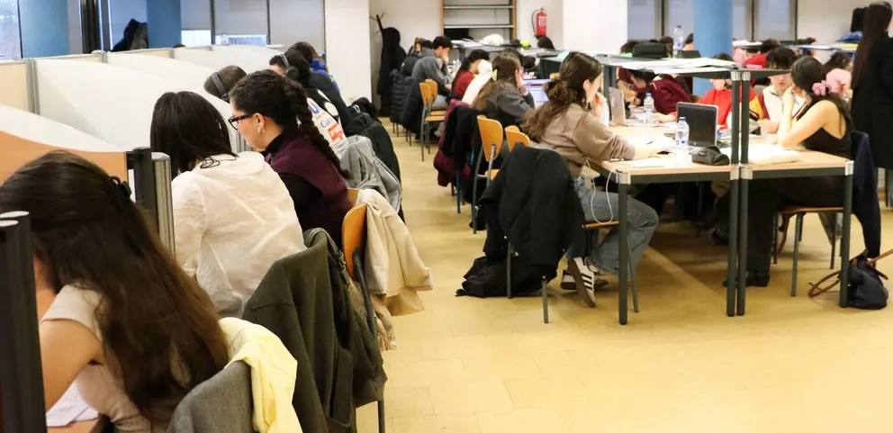 Bibliotecas llenas, la Universidad de Le&oacute;n afronta el periodo de ex&aacute;menes
