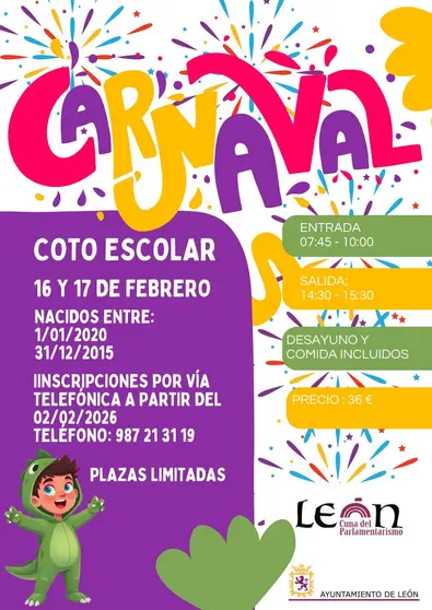 Cartel Carnaval 2026_Coto Escolar
