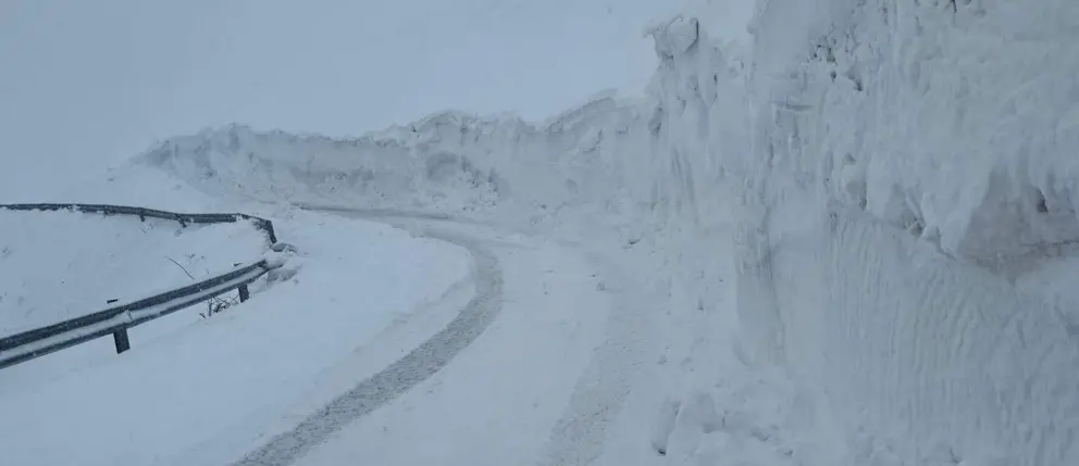 Nieve provincia de Le&oacute;n