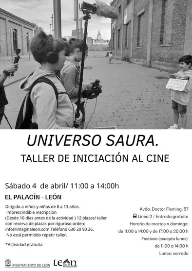 Taller Universo Saura solo cartel