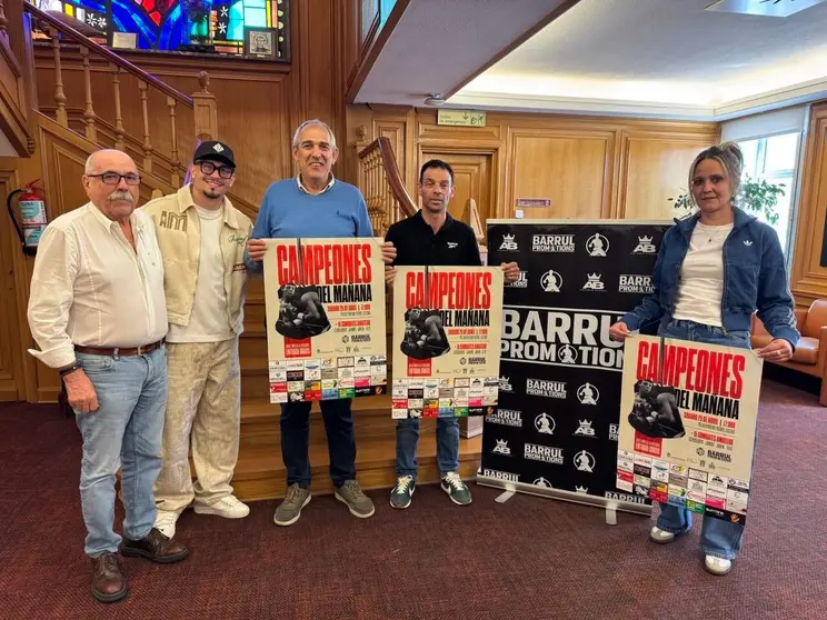 Presentaci&oacute;n velada Campeones del ma&ntilde;ana boxeo Le&oacute;n