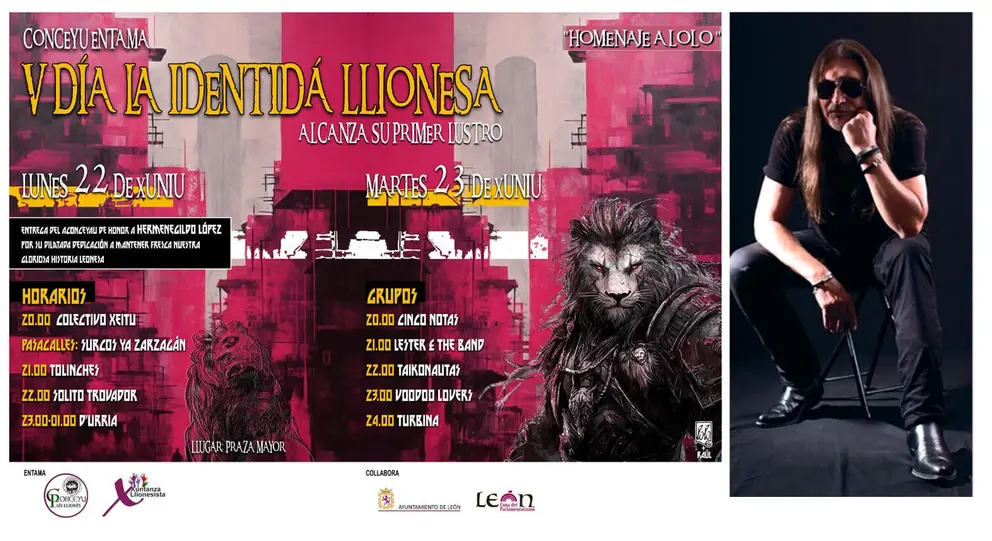 Conceyu Pa&iacute;s Llion&eacute;s celebra el V D&iacute;a La Identid&aacute; Llionesa en las fiestas de Le&oacute;n/Lli&oacute;n