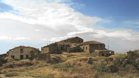 Pueblo abandonado en la provincia de Le&oacute;n
