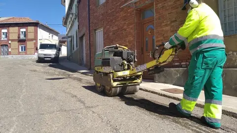 Obras en la calle (foto de archivo).