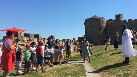 Visitas en el castillo de Ponferrada (foto de archivo)
