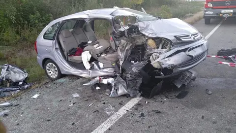 Colisi&oacute;n en Villablino (Le&oacute;n)