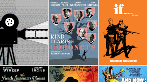 Martes. Cartel cinco peliculas oct.dic.