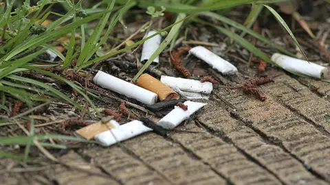 Campa&ntilde;a anti colillas